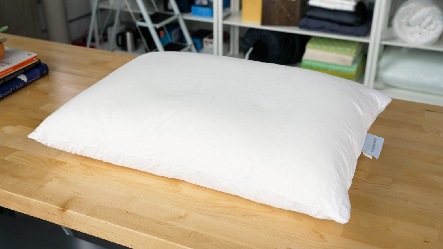 Best Pillows for Side Sleepers - Best Luxury - Boll & Branch Down Chamber Pillow