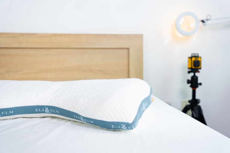 Best Pillows of 2025 - Best for Side Sleepers - Eli & Elm Cotton Side-Sleeper Pillow