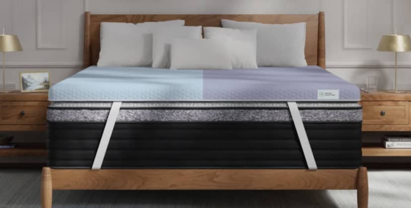 Best Mattress Toppers of 2025 - Best Mattress Topper for Couples - Helix Dual Comfort Mattress Topper