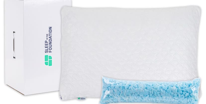 Best Pillows of 2025 - Best Memory Foam - Sleep Is the Foundation Shredded Memory Foam Pillow
