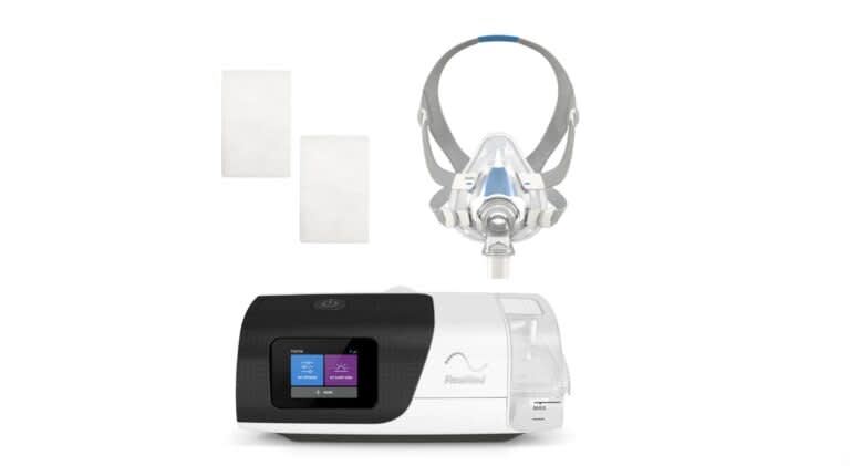 Best CPAP Machines of 2025 - Best for New CPAP Users - ResMed AirSense 11 AutoSet Basics Bundle with Full-Face Mask