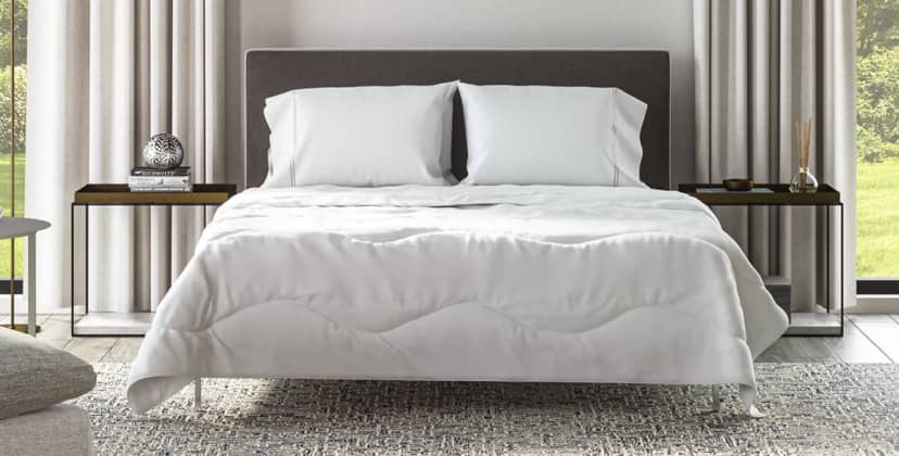 Best Cooling Comforters - Best Overall - Saatva Lightweight Down Alternative Comforter