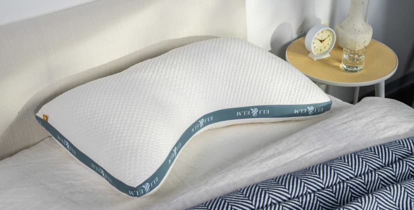 Best Pillows of 2025 - Best for Side Sleepers - Eli & Elm Cotton Side-Sleeper Pillow