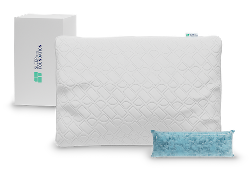 Best Pillows for Neck Pain - Best Foam Pillow - Sleep Is the Foundation Shredded Memory Foam Pillow